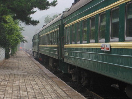 green train