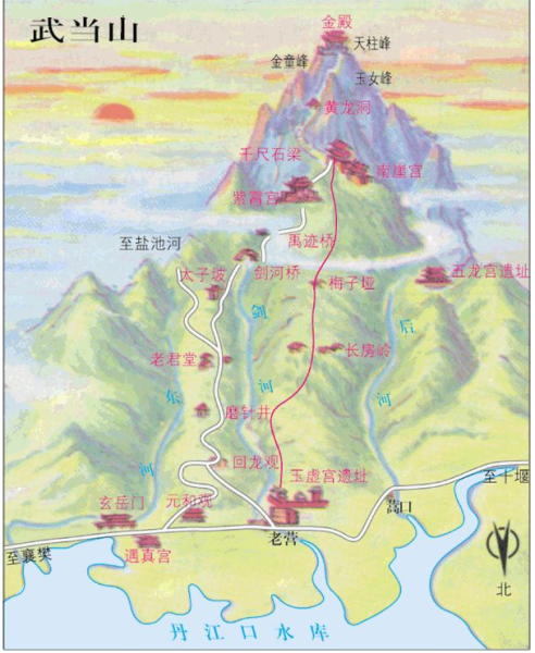wudang map