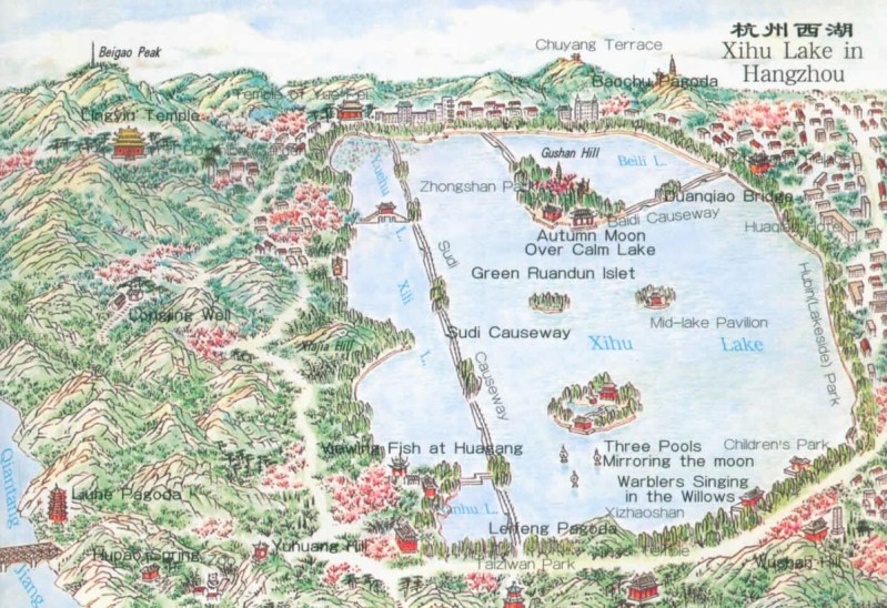 xihu map